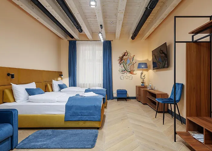 Hotel Oysters & Bubbles Gastro Hotel. Rynok Square Lviv